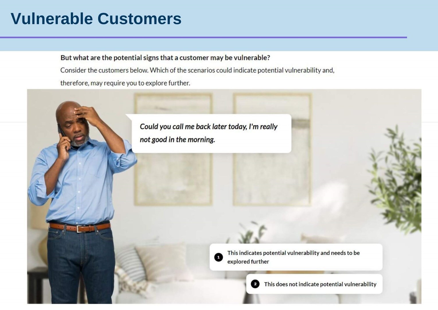 Vulnerable Customers