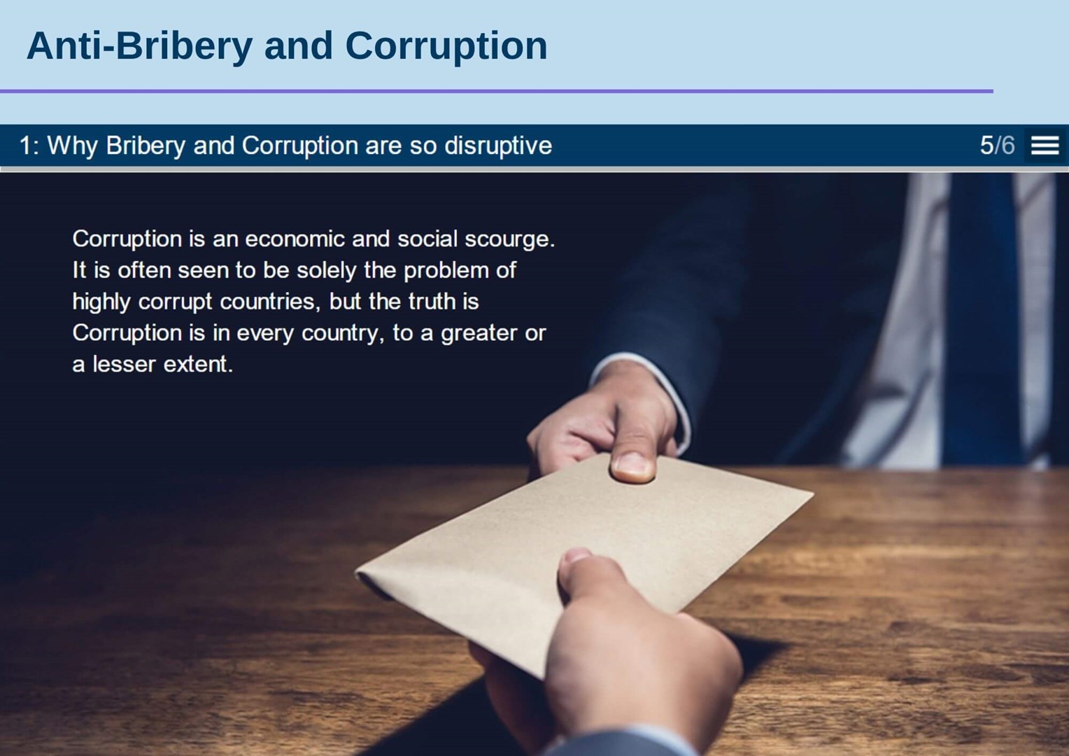 Anti Bribery And Corruption